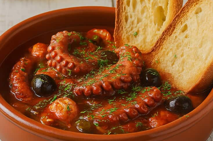 Polpo alla luciana