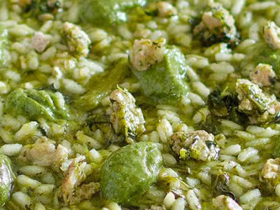 Risotto con Friarielli e Salsiccia